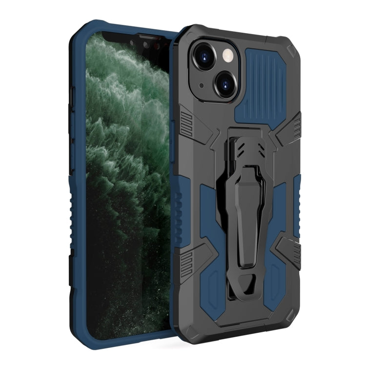 For iPhone 13 Pro Machine Armor Warrior PC + TPU Phone Case (Blue) - iPhone 13 Pro Cases by buy2fix | Online Shopping UK | buy2fix