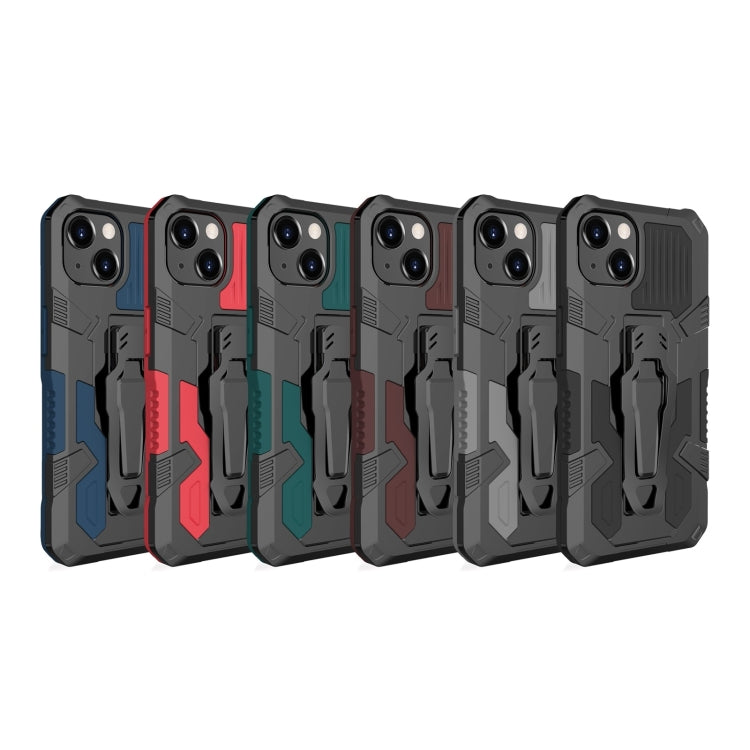 For iPhone 13 Pro Machine Armor Warrior PC + TPU Phone Case (Blue) - iPhone 13 Pro Cases by buy2fix | Online Shopping UK | buy2fix