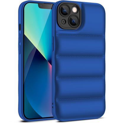 For iPhone 13 mini Eiderdown Airbag Shockproof Phone Case (Blue) - iPhone 13 mini Cases by buy2fix | Online Shopping UK | buy2fix