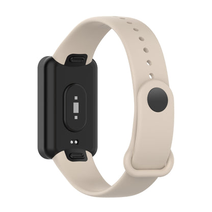 For Xiaomi Redmi Smart Band Pro Silicone Watch Band(Ivory) - Smart Wear by buy2fix | Online Shopping UK | buy2fix