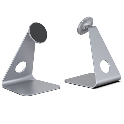 R-JUST PB01-13 L-shaped Magnetic Tablet Phone Desktop Holder(Grey) - Desktop Holder by R-JUST | Online Shopping UK | buy2fix