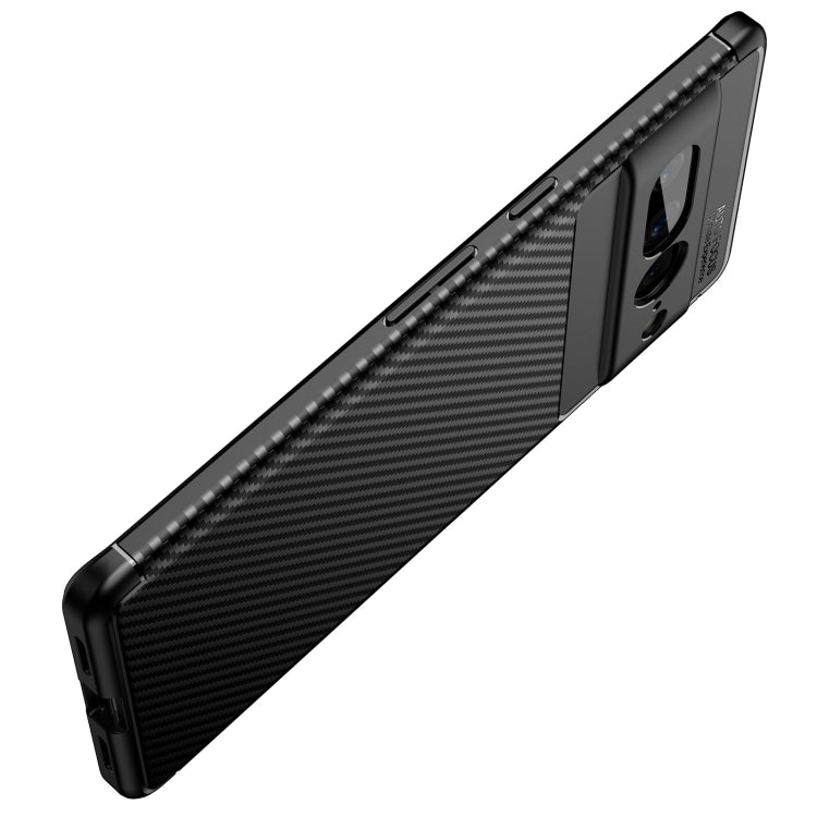 For Google Pixel 7 Pro Carbon Fiber Texture Shockproof TPU Phone Case(Black) - Mobile Accessories by buy2fix | Online Shopping UK | buy2fix