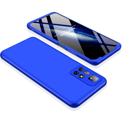 For Xiaomi Poco M4 Pro / Redmi Note 11 CN Version GKK Three Stage Splicing PC Phone Case(Blue) - Xiaomi Cases by GKK | Online Shopping UK | buy2fix