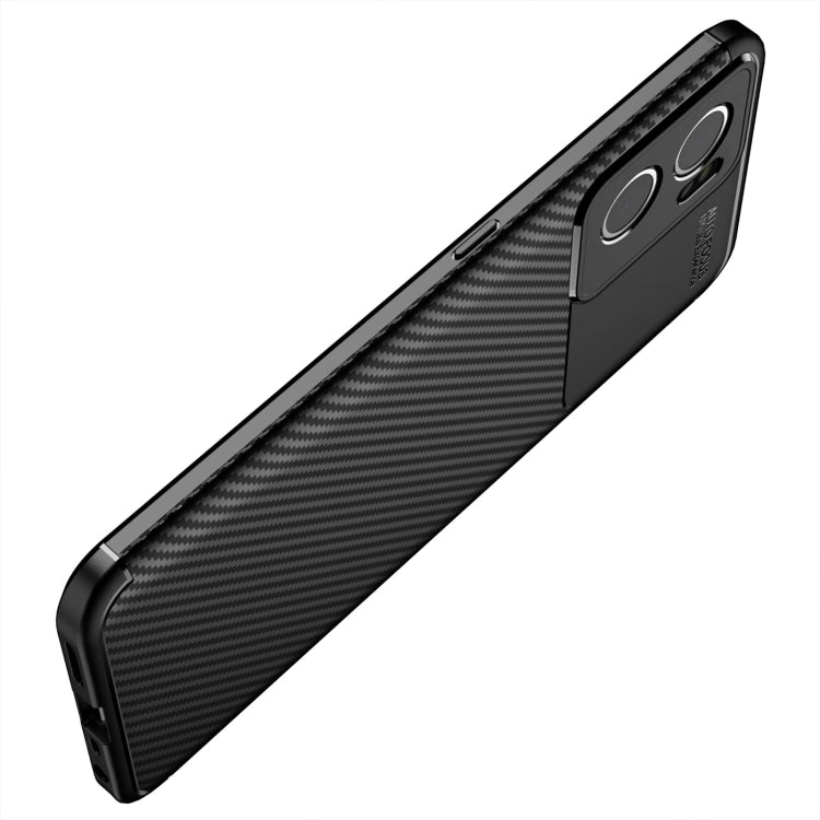 For OnePlus Nord CE 2 5G Carbon Fiber Texture Shockproof TPU Phone Case(Black) - OnePlus Cases by buy2fix | Online Shopping UK | buy2fix