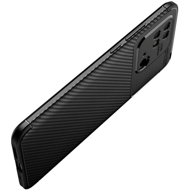 For Xiaomi Redmi 10C Carbon Fiber Texture Shockproof TPU Phone Case(Black) - Xiaomi Accessories by buy2fix | Online Shopping UK | buy2fix