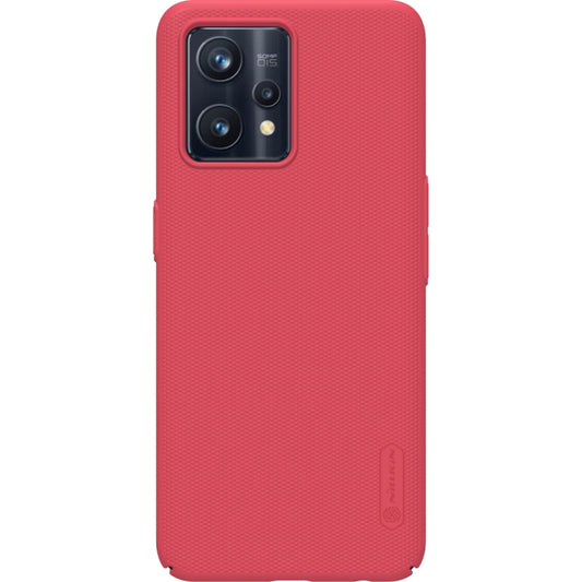 For OPPO Realme 9 Pro+ 5G NILLKIN Frosted PC Phone Case(Red) - Realme Cases by NILLKIN | Online Shopping UK | buy2fix