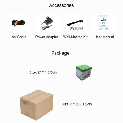 Measy AV530-2 5.8GHz Wireless Audio / Video Transmitter + 2 Receiver, Transmission Distance: 300m, AU Plug - Consumer Electronics by Measy | Online Shopping UK | buy2fix