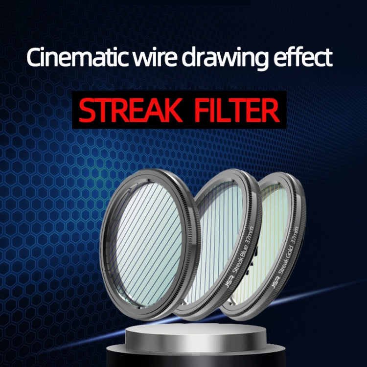JSR Starlight Drawing Camera Lens Filter, Size:77mm(Streak Blue) - Camera Accessories by JSR | Online Shopping UK | buy2fix