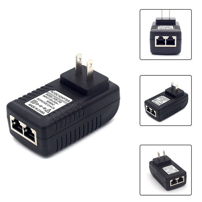 48V 0.5A Router AP Wireless POE / LAD Power Adapter(US Plug) - Network Hardware by buy2fix | Online Shopping UK | buy2fix