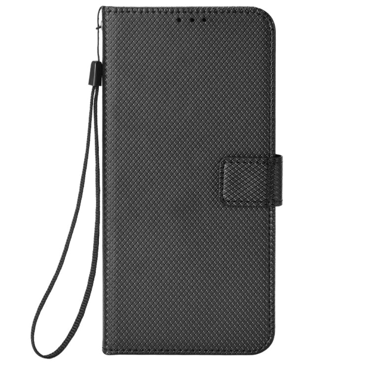 For Blackview A55 Pro Diamond Texture Leather Phone Case(Black) - Mobile Accessories by buy2fix | Online Shopping UK | buy2fix