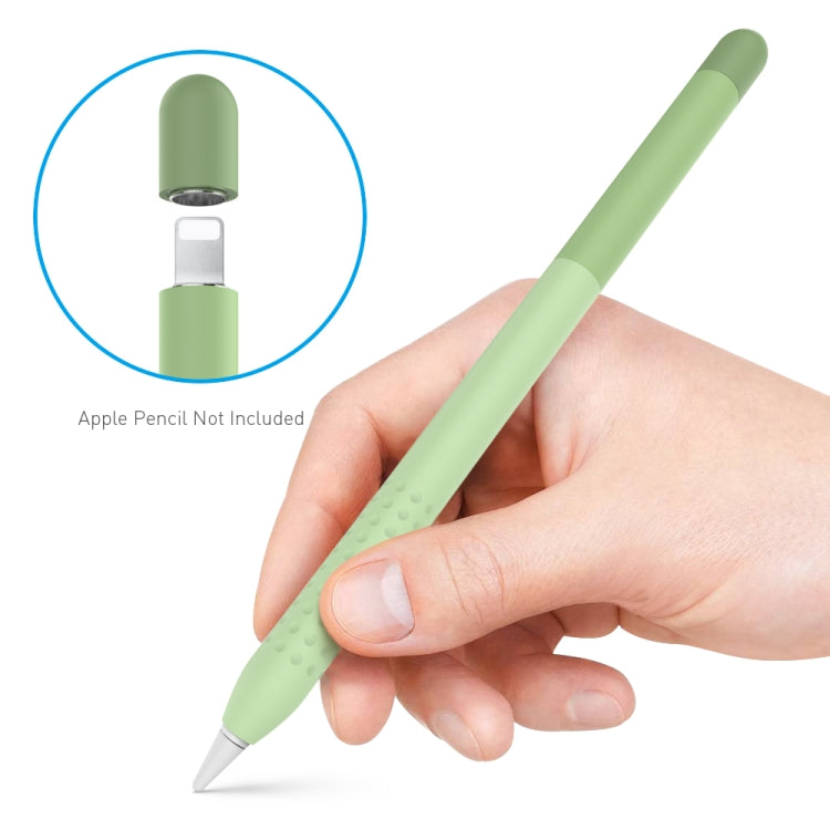 DUX DUCIS Gradient Silicone Stylus Protective Case for Apple Pencil 1st Gen(Green) - Pencil Accessories by DUX DUCIS | Online Shopping UK | buy2fix