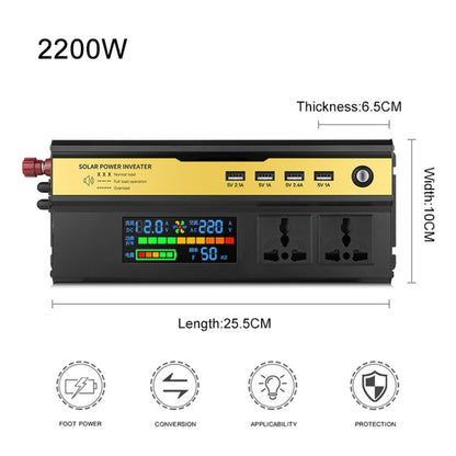 8896 2200W Car Smart Multi-functional Digital Display Inverter, Specification:24V - In Car by buy2fix | Online Shopping UK | buy2fix