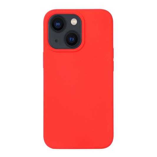 For iPhone 14 Liquid Silicone Phone Case (Red) - iPhone 14 Cases by buy2fix | Online Shopping UK | buy2fix