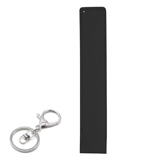 PU Leather Shockproof Protective Case with Metal Buckle for Apple Pencil 1 / 2(Black) - Pencil Accessories by buy2fix | Online Shopping UK | buy2fix