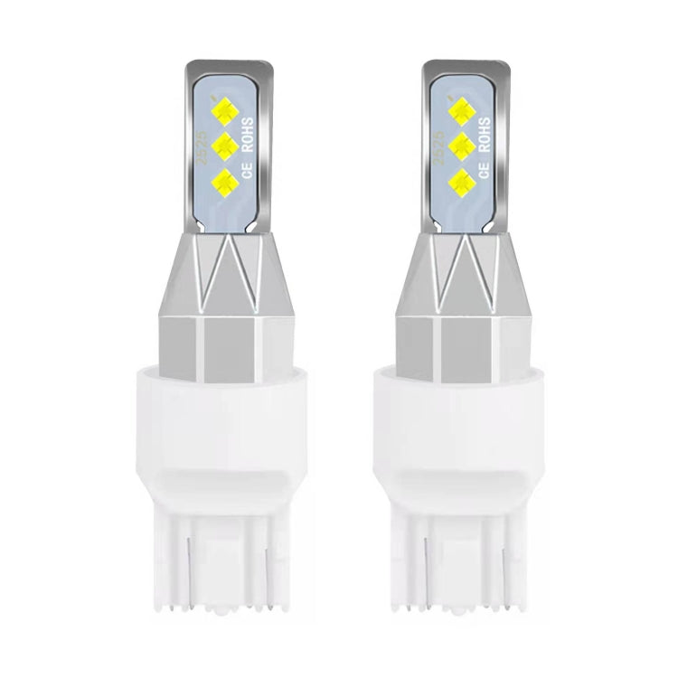 1 Pair 7440 DC 12V-24V 12W 1800LM Car LED Fog Light(White Light) - In Car by buy2fix | Online Shopping UK | buy2fix