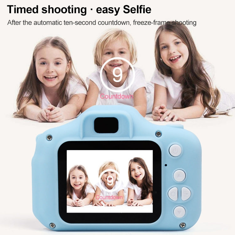 X2S 2.0 Inch LCD Screen Mini Children Camera Digital Camera, Resolution:HD 1300W(Green) - Consumer Electronics by buy2fix | Online Shopping UK | buy2fix