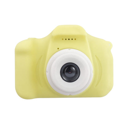 X2S 2.0 Inch LCD Screen Mini Children Camera Digital Camera, Resolution:HD Single Camera 1300W+ 32G Memory Card + Card Reader + Cartoon Stickers(Yellow) - Consumer Electronics by buy2fix | Online Shopping UK | buy2fix