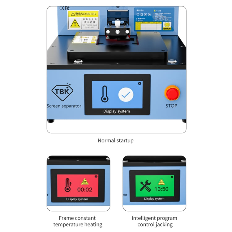 TBK 288  Built-in Pump Vacuum Automatic Intelligent Control Screen Removal Tool, EU Plug - Separation Equipment by TBK | Online Shopping UK | buy2fix