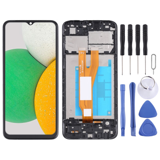 Original LCD Screen For Samsung Galaxy A03 Core Digitizer Full Assembly with Frame - Galaxy A Series Parts by buy2fix | Online Shopping UK | buy2fix