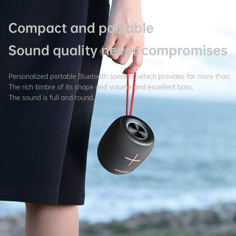 Sanag M11 IPX7 Waterproof Outdoor Portable Mini Bluetooth Speaker(Red) - Mini Speaker by Sanag | Online Shopping UK | buy2fix