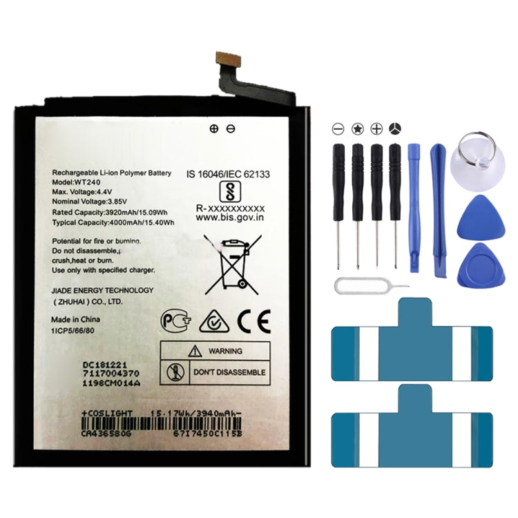 WT240 4000mAh Li-Polymer Battery Replacement For Nokia 3.2 / 2.3 / 3V / C5 Endi - For Nokia by buy2fix | Online Shopping UK | buy2fix