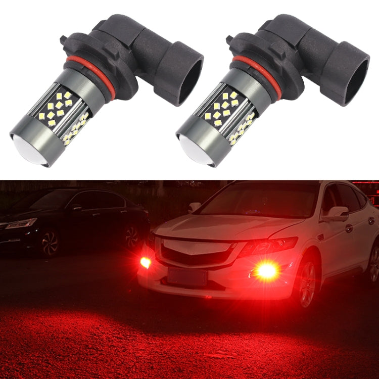 1 Pair 9005 12V 7W Strobe Car LED Fog Light(Red Light) - In Car by buy2fix | Online Shopping UK | buy2fix