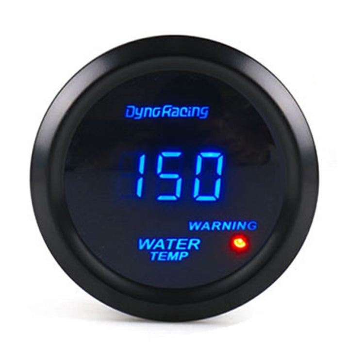 Car Modified 12V Universal 52mm Blue Light Digital Display Meter, Style:Water Temperature Gauge - In Car by buy2fix | Online Shopping UK | buy2fix