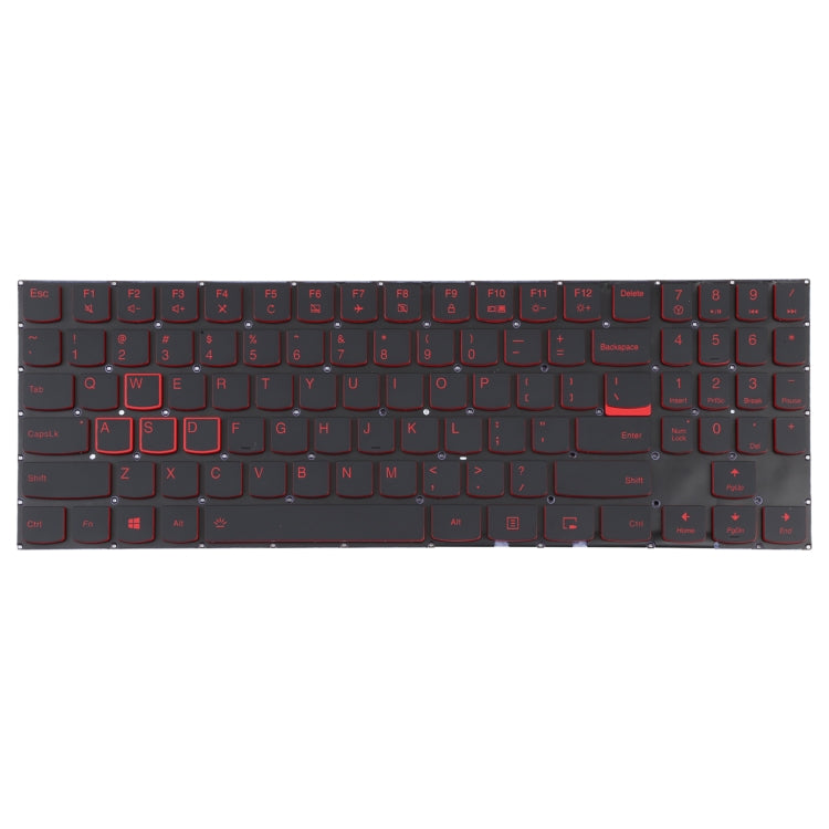US Version Keyboard with Backlight For Lenovo Y520 Red Word - Computer & Networking by buy2fix | Online Shopping UK | buy2fix