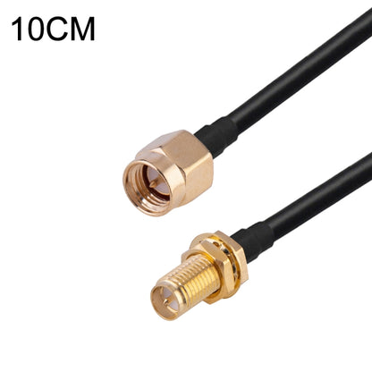 SMA Male to SMA Female RG174 RF Coaxial Adapter Cable, Length: 10cm - Connectors by buy2fix | Online Shopping UK | buy2fix