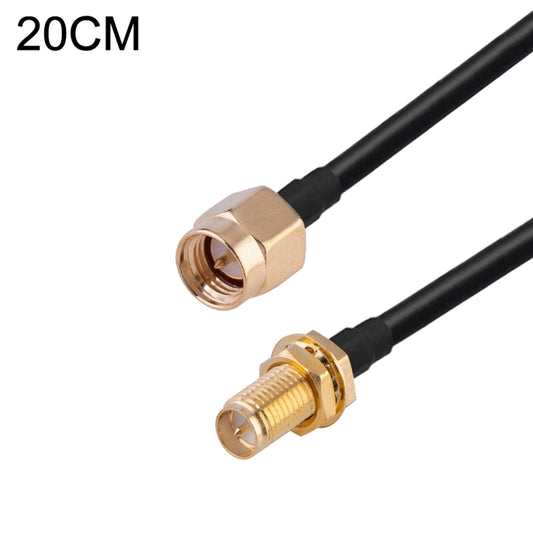 SMA Male to SMA Female RG174 RF Coaxial Adapter Cable, Length: 20cm - Connectors by buy2fix | Online Shopping UK | buy2fix