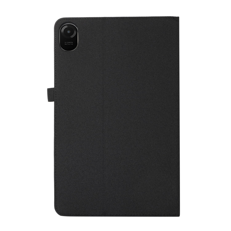 For Honor Pad 8 Fabric PU + TPU Flip Tablet Leather Case(Black) - For Huawei by buy2fix | Online Shopping UK | buy2fix