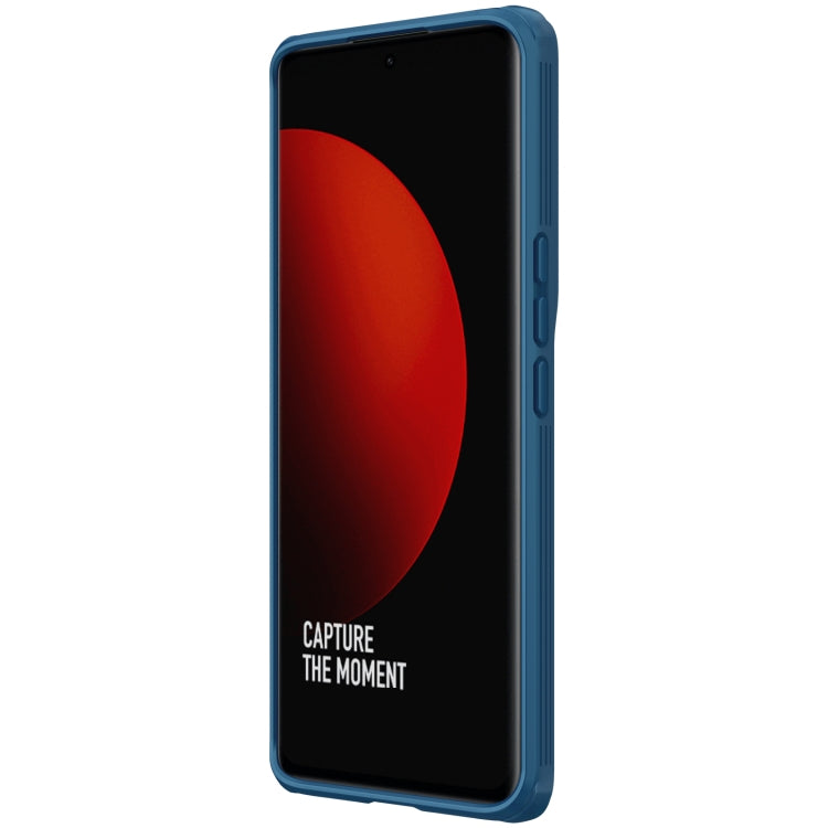 For Xiaomi 12S Ultra ILLKIN Black Mirror Series Camshield PC Phone Case(Blue) - Xiaomi Cases by NILLKIN | Online Shopping UK | buy2fix