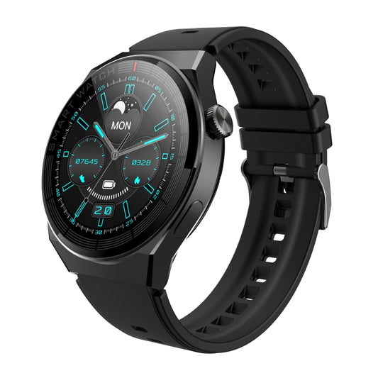 GW69 Plus Smart Watch, Support BT Call / Heart Rate / Blood Pressure / Blood Oxygen(Black + Silicone Strap Black) - Smart Wear by buy2fix | Online Shopping UK | buy2fix