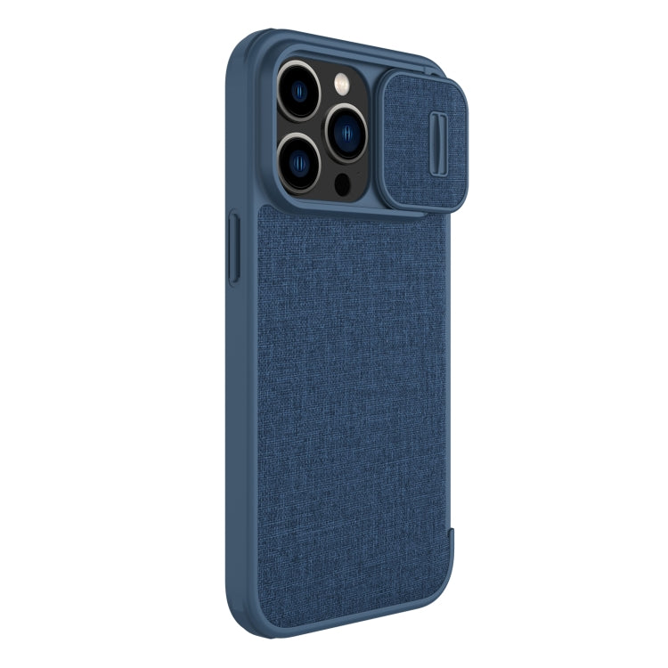 For iPhone 14 Pro NILLKIN QIN Series Pro Leather Phone Case(Blue) - iPhone 14 Pro Cases by NILLKIN | Online Shopping UK | buy2fix