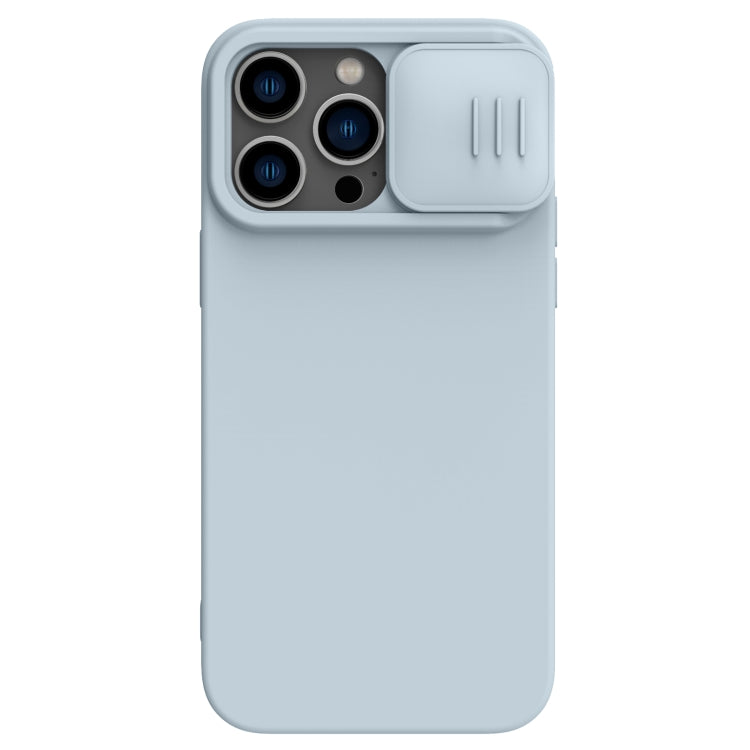 For iPhone 14 Pro Max NILLKIN CamShield MagSafe Liquid Silicone Phone Case (Grey) - iPhone 14 Pro Max Cases by NILLKIN | Online Shopping UK | buy2fix