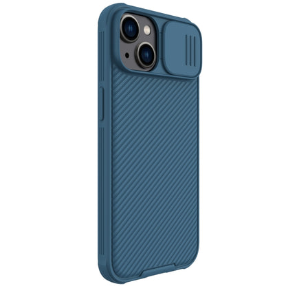 For iPhone 14 Plus  NILLKIN CamShield Pro Protective Phone Case(Blue) - iPhone 14 Plus Cases by NILLKIN | Online Shopping UK | buy2fix