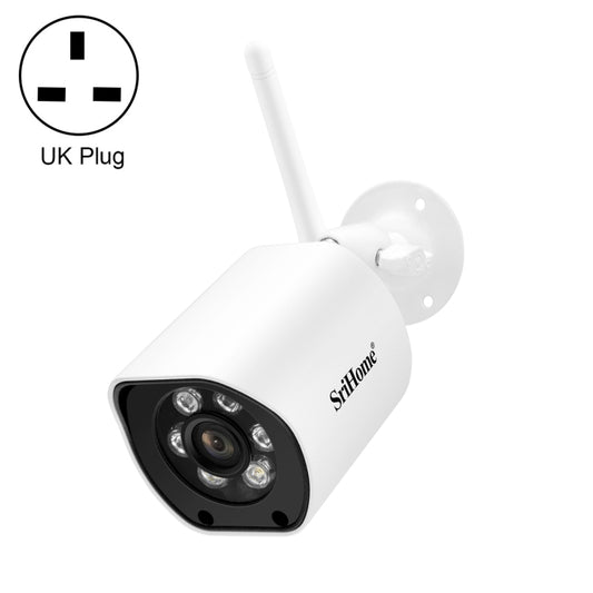 SriHome SH034C 4.0MP AI Humanoid Tracking WiFi Outdoor Surveillance Camera(UK Plug) - Security by SriHome | Online Shopping UK | buy2fix