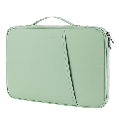 For 9.7-11 inch Laptop Portable Nylon Twill Texture Bag(Green) - 10 - 11 inch by buy2fix | Online Shopping UK | buy2fix