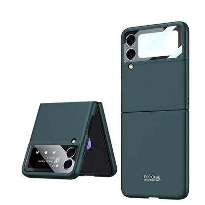 For Samsung Galaxy Z Flip4 GKK Integrated Ultra-thin Full Coverage Phone Case(Dark Green) - Galaxy Z Flip4 5G Cases by GKK | Online Shopping UK | buy2fix