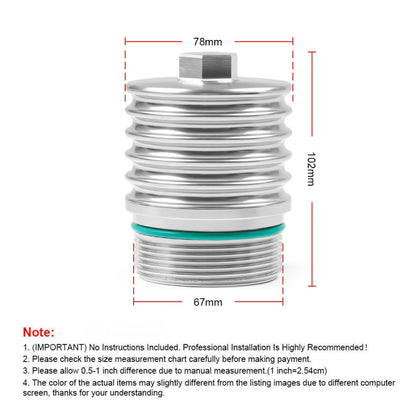 For Audi Car DSG-6 DQ250 Cool Flow Aluminum Oil Filter Housing 02E305045 - In Car by buy2fix | Online Shopping UK | buy2fix