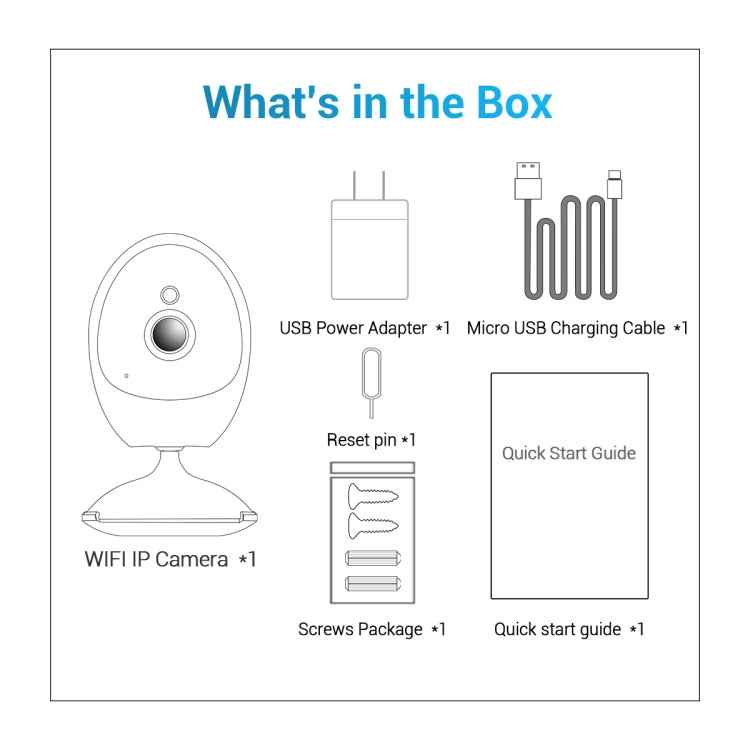 ESCAM QF006 3MP 1296P HD Indoor Wireless PTZ IP Camera IR Night Vision AI Humanoid Detection Home Security CCTV Monitor, Plug Type:US Plug(White) - Mini Camera by ESCAM | Online Shopping UK | buy2fix