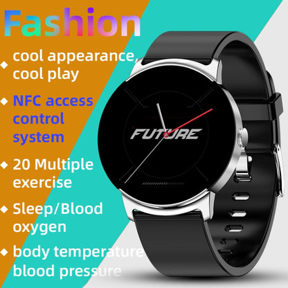 KS02 1.32 Inch Smart Watch Supports Blood Glucose Detection, Blood Pressure Detection, Blood Oxygen Detection(Black) - Smart Wear by buy2fix | Online Shopping UK | buy2fix