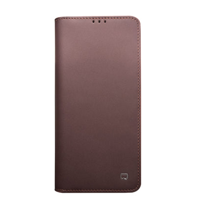 For Samsung Galaxy S21 5G QIALINO Classic Gen2 Genuine Leather Phone Case(Brown) - Galaxy S21 5G Cases by QIALINO | Online Shopping UK | buy2fix