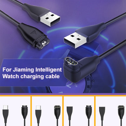 For Garmin Watch Charging Cable, USB-A to Straight - Smart Wear by buy2fix | Online Shopping UK | buy2fix