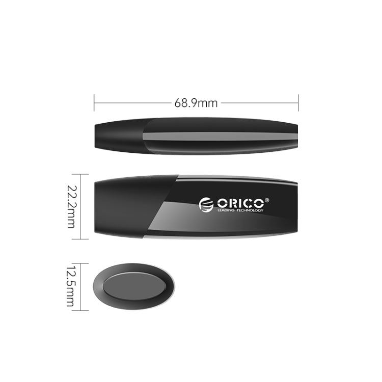 ORCIO USB3.0 U Disk Drive, Read: 100MB/s, Write: 15MB/s, Memory:256GB, Port:Type-C(Black) - USB Flash Drives by ORICO | Online Shopping UK | buy2fix