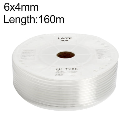 LAIZE Pneumatic Compressor Air Flexible PU Tube, Specification:6x4mm, 160m(Transparent) -  by LAIZE | Online Shopping UK | buy2fix