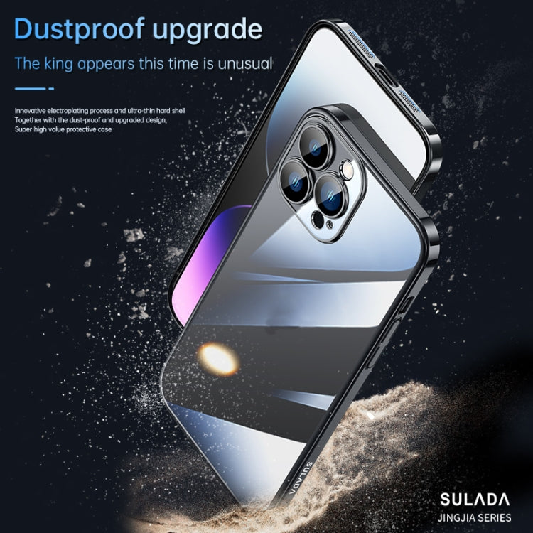 For iPhone 14 Pro SULADA Hard PC Shockproof Phone Case(Sierra Blue) - iPhone 14 Pro Cases by SULADA | Online Shopping UK | buy2fix