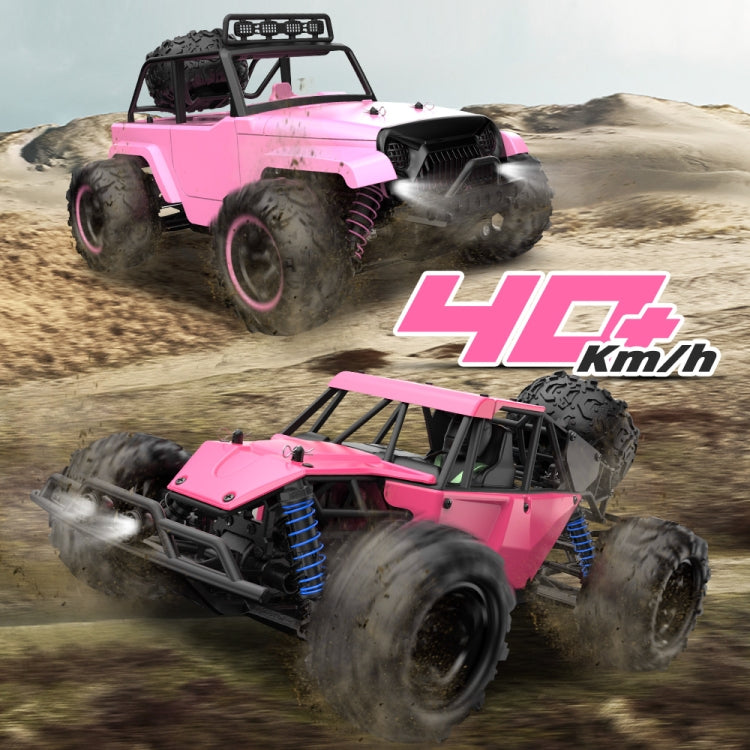 9303E 1:18 Full Scale Remote Control 4WD High Speed Car (Pink) - RC Cars by buy2fix | Online Shopping UK | buy2fix