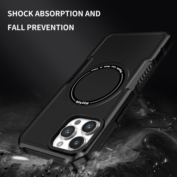 For iPhone 11 Pro Max MagSafe Shockproof Armor Phone Case(Black) - iPhone 11 Pro Max Cases by buy2fix | Online Shopping UK | buy2fix