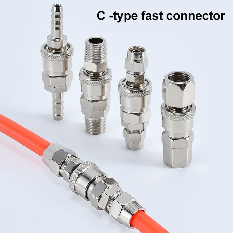 LAIZE PF-30 10pcs C-type Self-lock Air Tube Pneumatic Quick Fitting Connector -  by LAIZE | Online Shopping UK | buy2fix